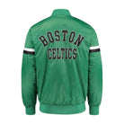 NBA Men's Boston Celtics Satin Green Varsity Jacket (Back)