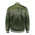 NBA Men's Chicago Bulls Forest Green Varsity Jacket (Back)