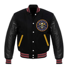 NBA Men's Denver Nuggets Black Varsity Jacket