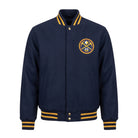 NBA Men's Denver Nuggets Navy Blue Varsity Jacket