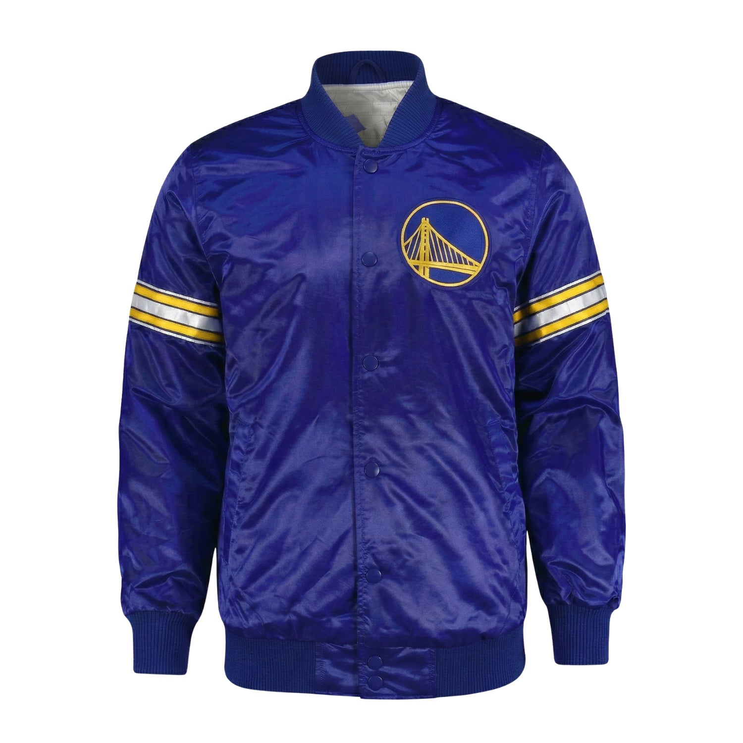 NBA Men's Golden State Warriors Blue Varsity Jacket