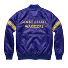NBA Men's Golden State Warriors Blue Varsity Jacket (Back)