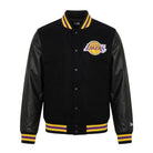 NBA Men's LA Lakers Black Varsity Jacket