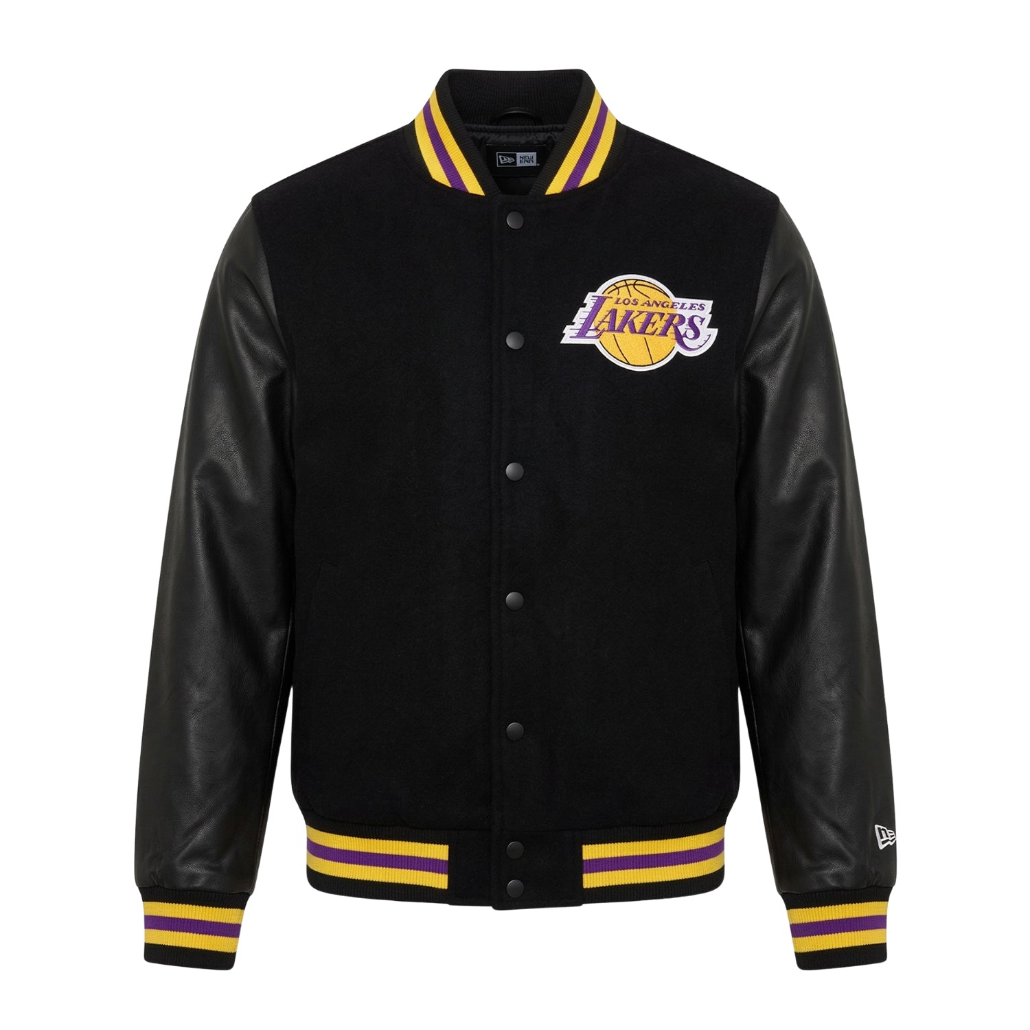 NBA Men's LA Lakers Black Varsity Jacket