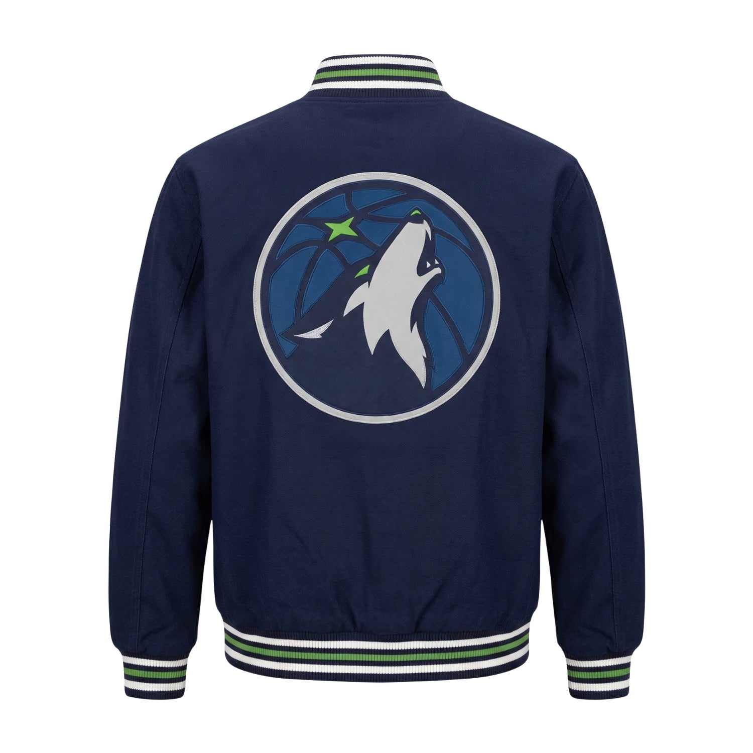NBA Men's Minnesota Timberwolves Varsity Jacket (Back)
