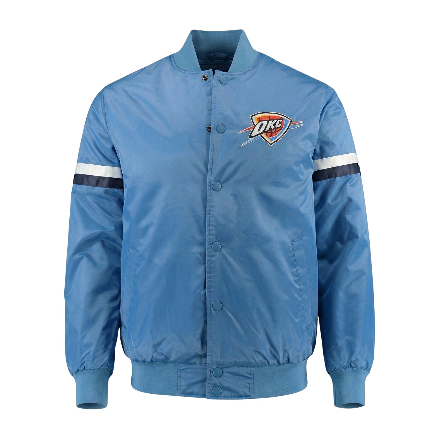 NBA Men's Oklahoma City Thunder Blue Varsity Jacket