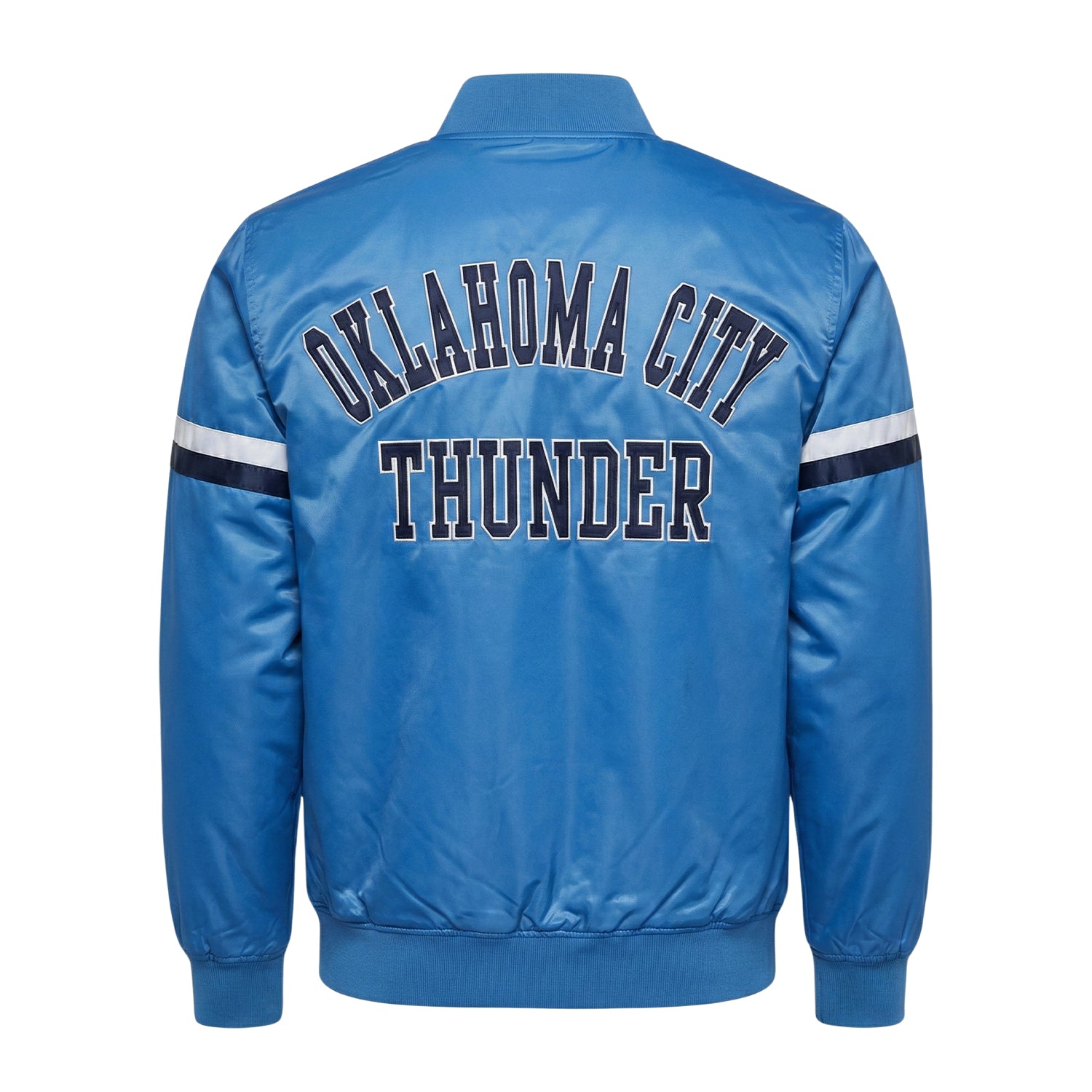 NBA Men's Oklahoma City Thunder Blue Varsity Jacket (Back)
