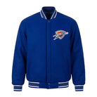 NBA Men's Oklahoma City Thunder Royal Blue Varsity Jacket