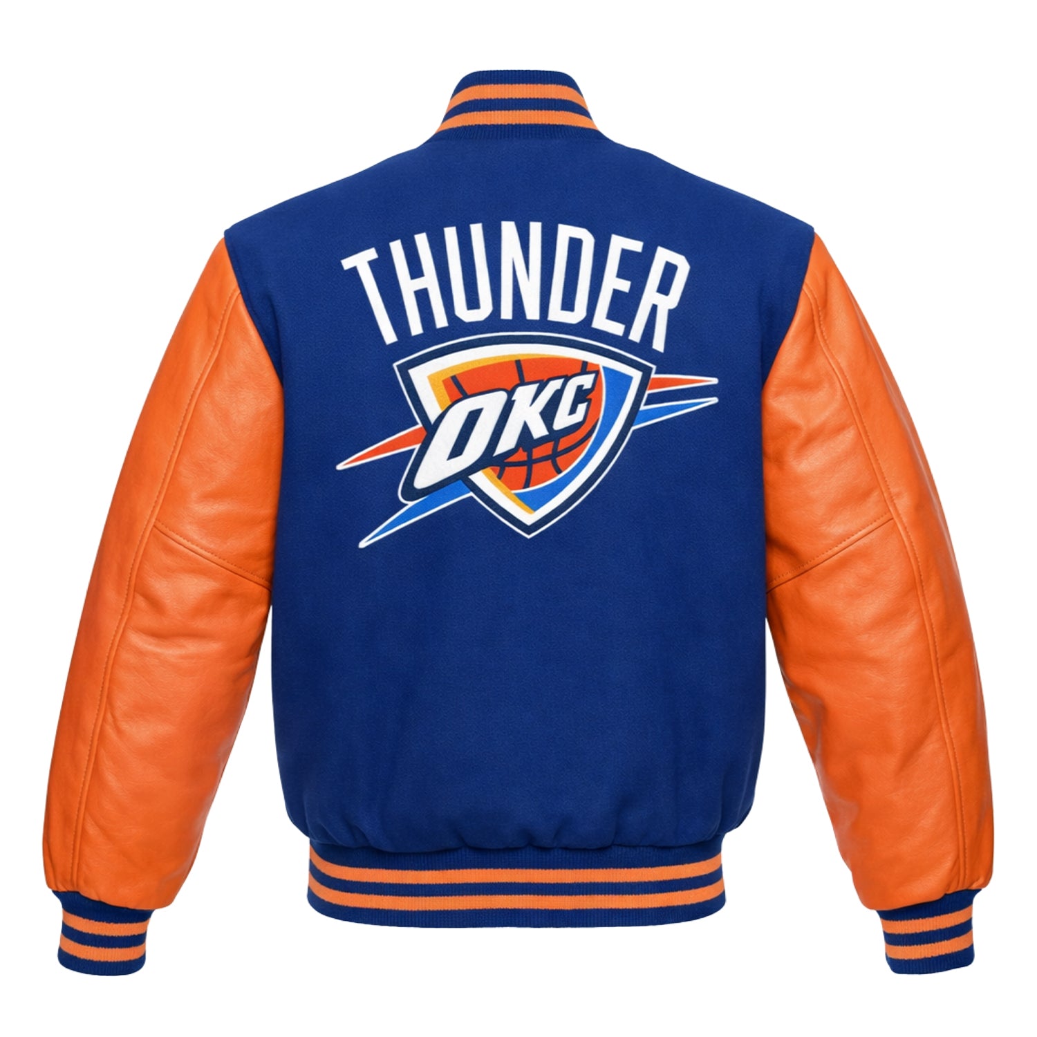 NBA Men's Oklahoma City Thunder Varsity Jacket (Back)