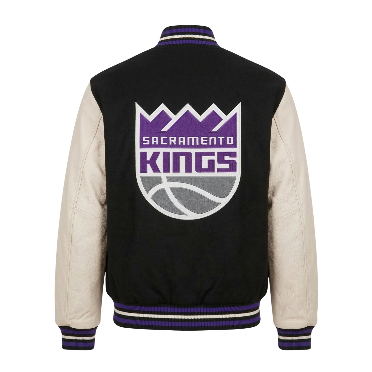 NBA Men's Sacramento Kings Varsity Jacket (Back)
