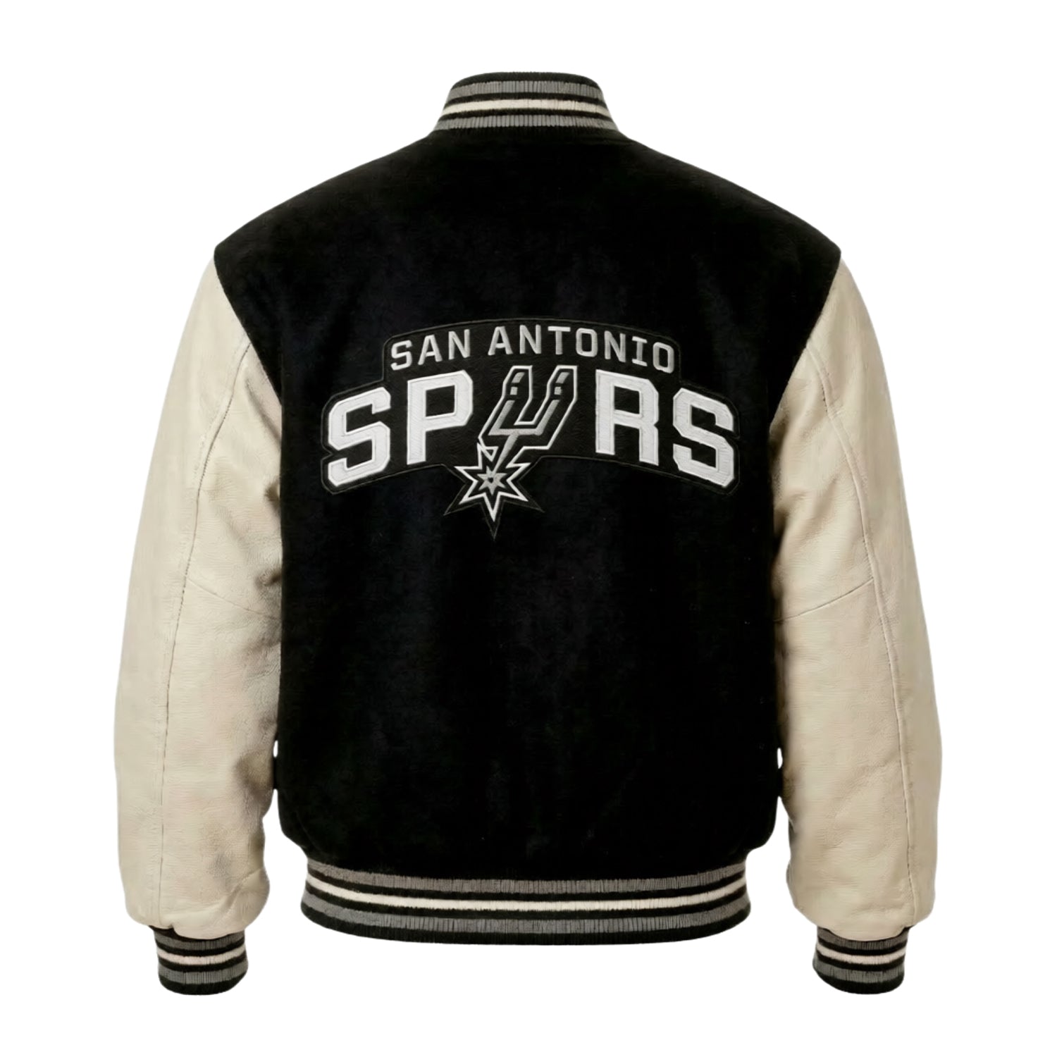 NBA Men's San Antonio Spurs Varsity Jacket (Back)