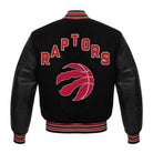 NBA Men's Toronto Raptors Black Wool Varsity Jacket (Back)