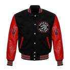 NBA Men's Toronto Raptors Black & Red Wool Varsity Jacket