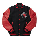 NBA Men's Toronto Raptors Black & Red  Wool Varsity Jacket