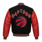 NBA Men's Toronto Raptors Black & Red Wool Varsity Jacket (Back)