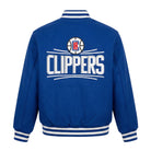 NBA Men's Toronto Raptors Blue Varsity Jacket (Back)
