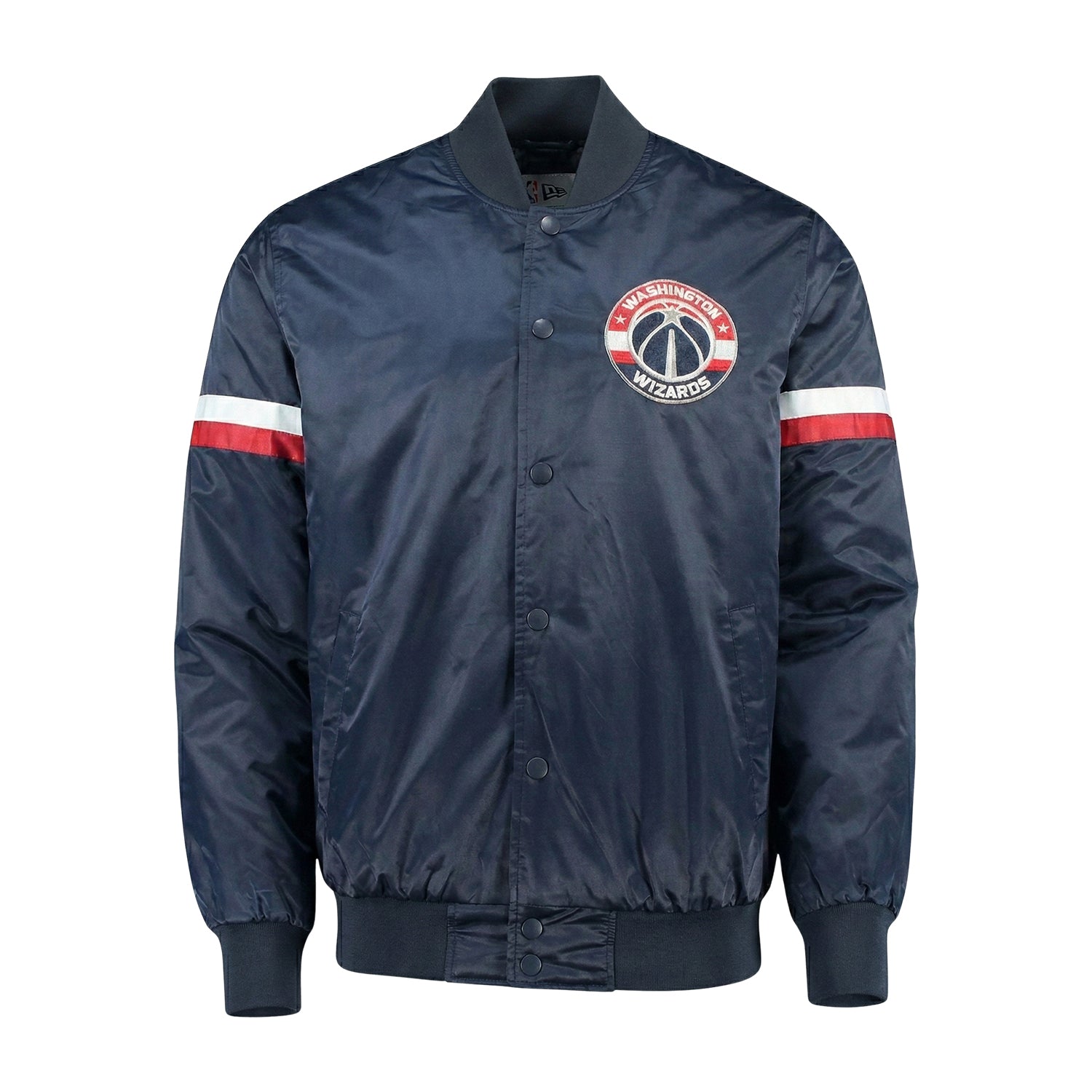 NBA Men's Washington Wizards Navy Blue Varsity Jacket