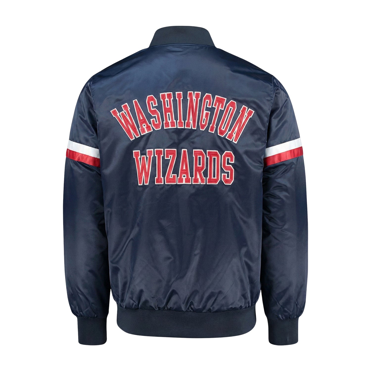 NBA Men's Washington Wizards Navy Blue Varsity Jacket (Back)