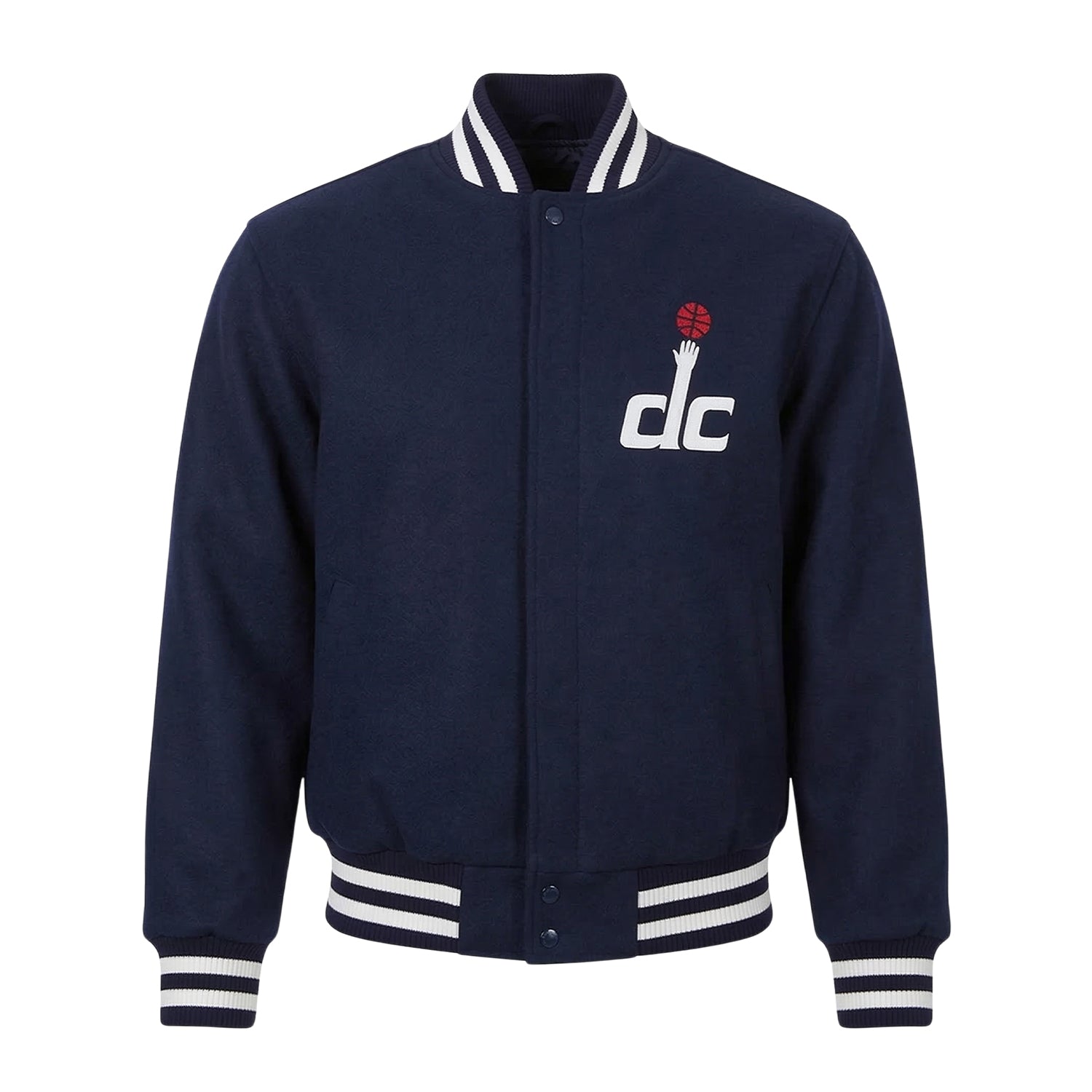 NBA Men's Washington Wizards Navy Varsity Jacket
