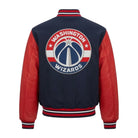 NBA Men's Washington Wizards Navy & Red Varsity Jacket (Back)