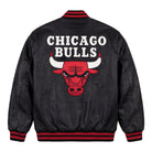 NBA Men's Chicago Bulls Black Varsity Jacket (Back)