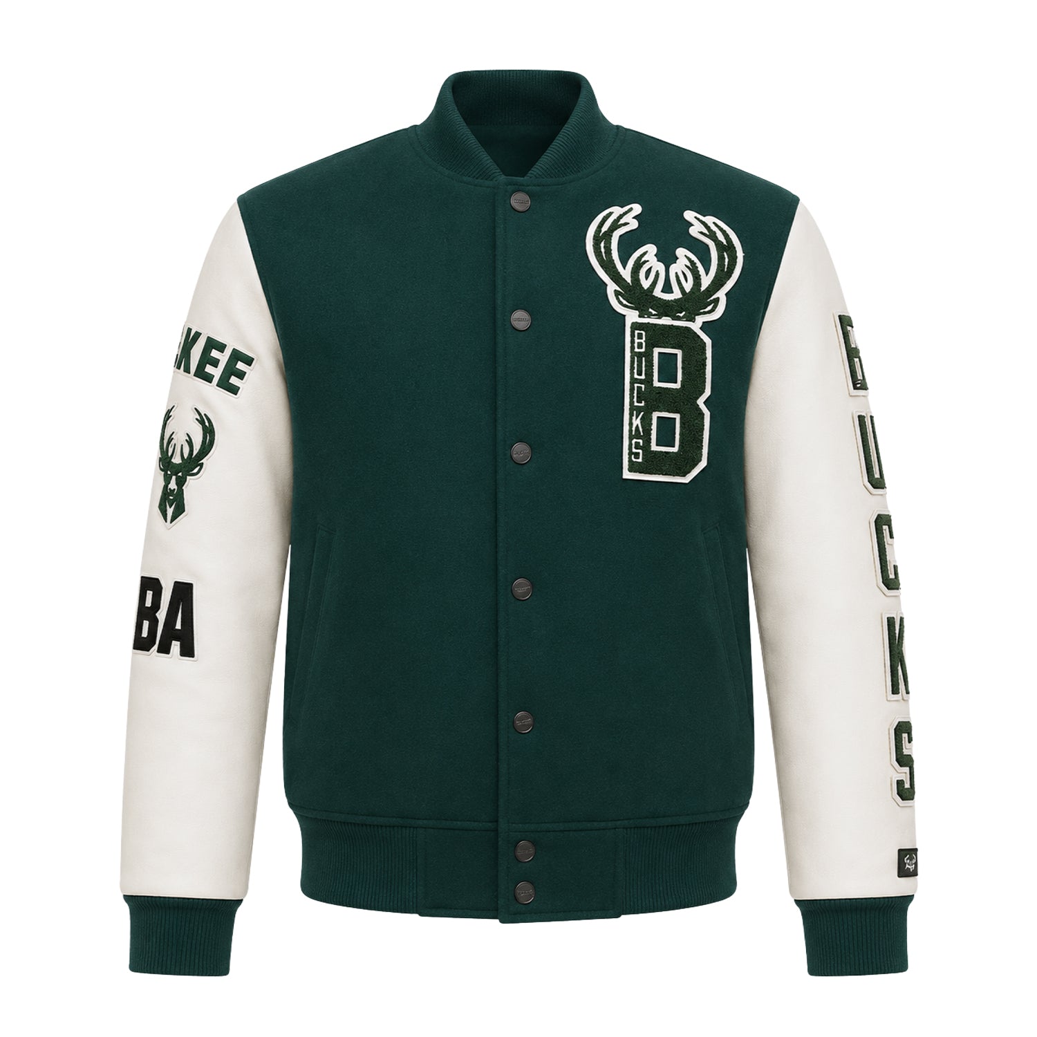 NBA Men's Milwaukee Bucks Varsity Jacket