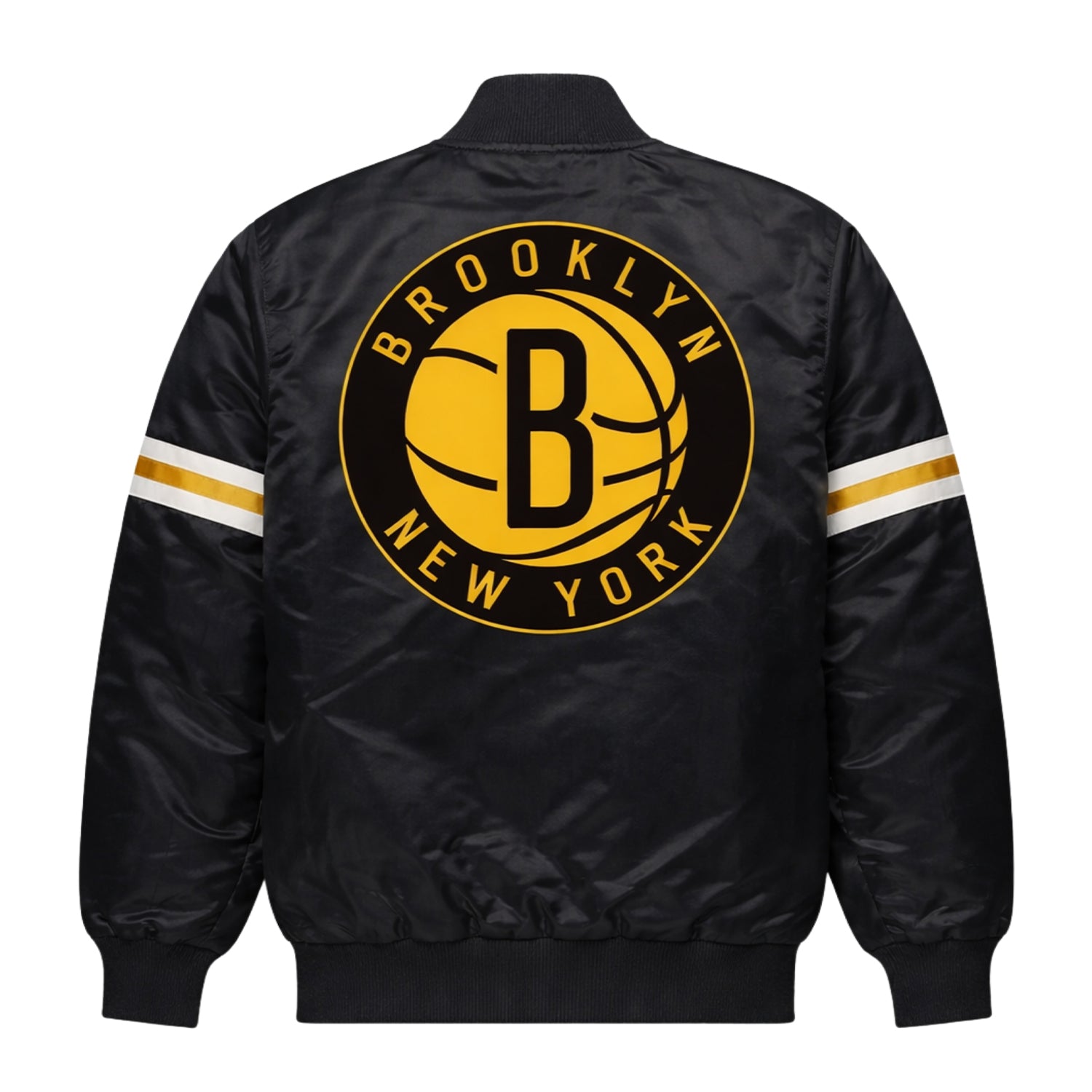 NBA Women's Brooklyn Nets Varsity Jacket (Back)