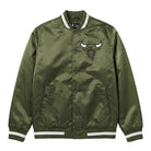 NBA Women's Chicago Bulls Forest Green Varsity Jacket