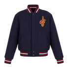 NBA Women's Cleveland Cavaliers Navy Blue Varsity Jacket