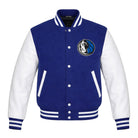 NBA Women's Dallas Mavericks Blue and White Varsity Jacket