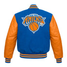 NBA Women's New York Knicks Varsity Jacket (Back)