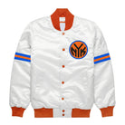 NBA Women's New York Knicks White Varsity Jacket