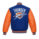 NBA Women's Oklahoma City Thunder Varsity Jacket (Back)
