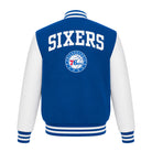 NBA Women's Philadelphia 76ers Varsity Jacket (Back)