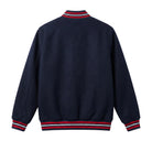 NBA Women's Washington Wizards Navy Blue Varsity Jacket (Back)