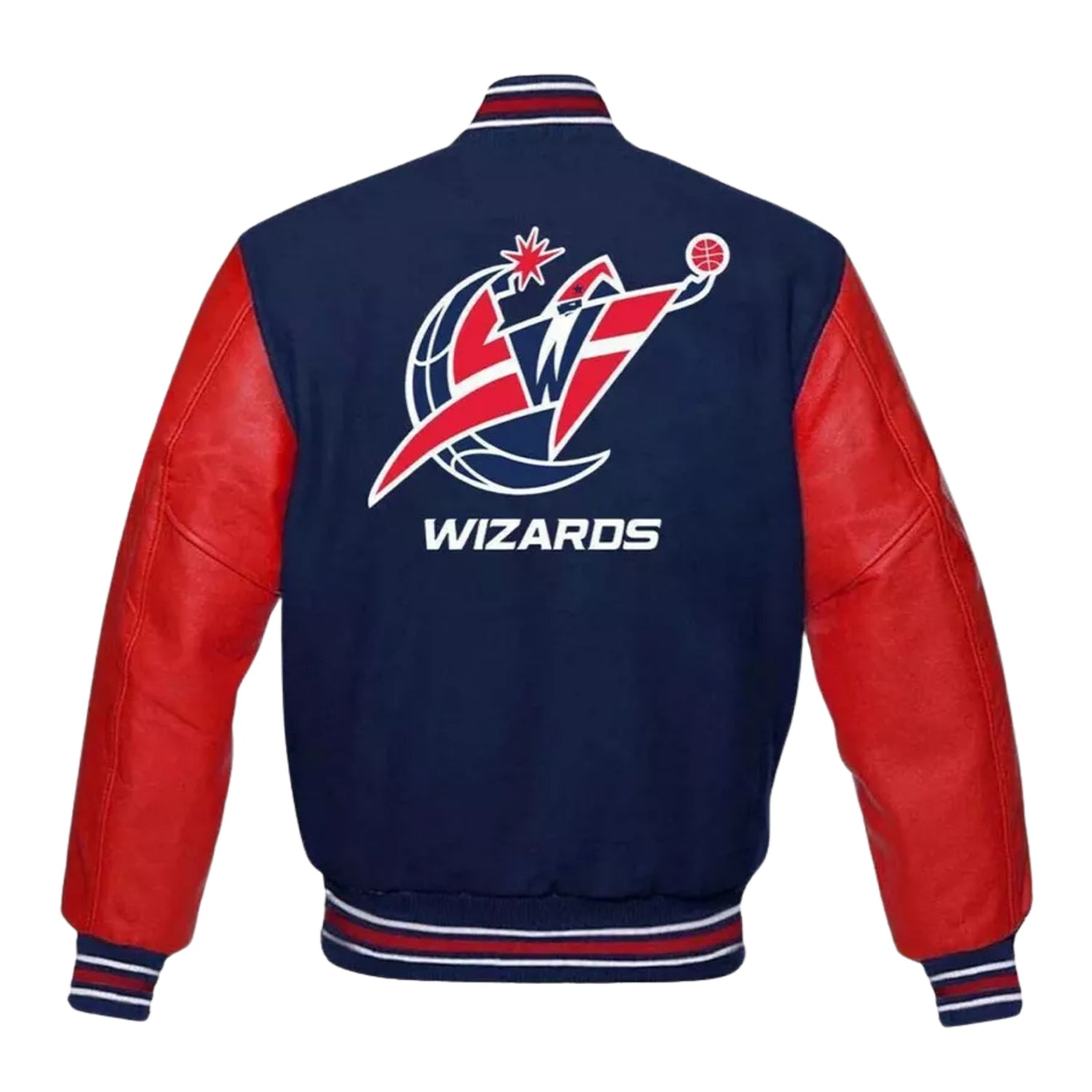 NBA Women's Washington Wizards Varsity Jacket (Back)