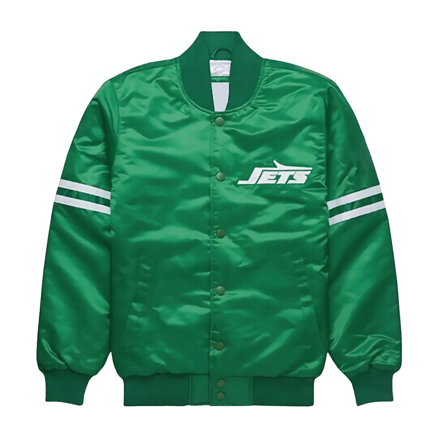 NFL Men's 80s New York Jets Green Varsity Jacket