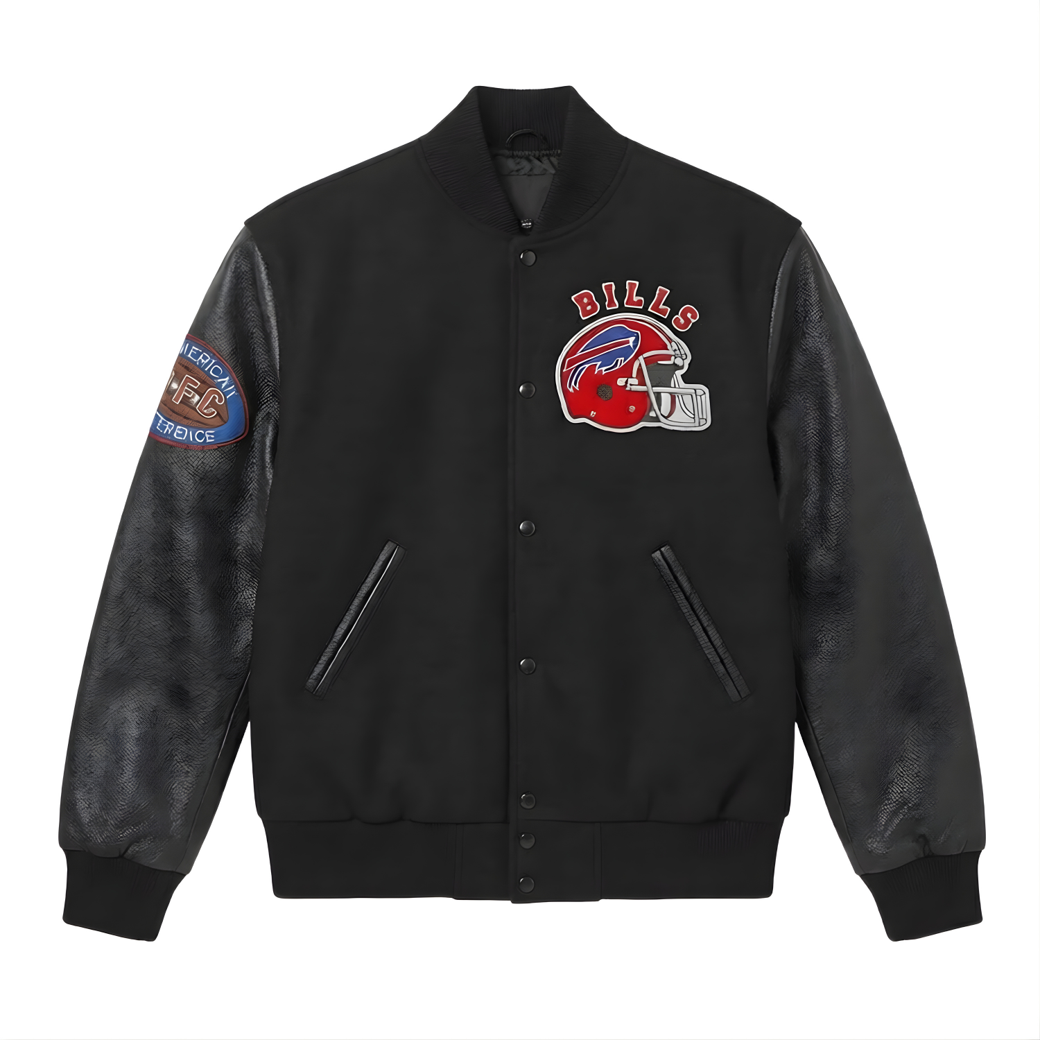NFL Men's 90’s Style Buffalo Bills Varsity Jacket