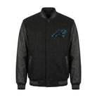 NFL Men's Carolina Panthers Black Varsity Jacket