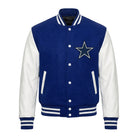 NFL Men's Dallas Cowboys Blue & White Varsity Jacket