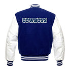NFL Men's Dallas Cowboys Blue & White Varsity Jacket (Back)