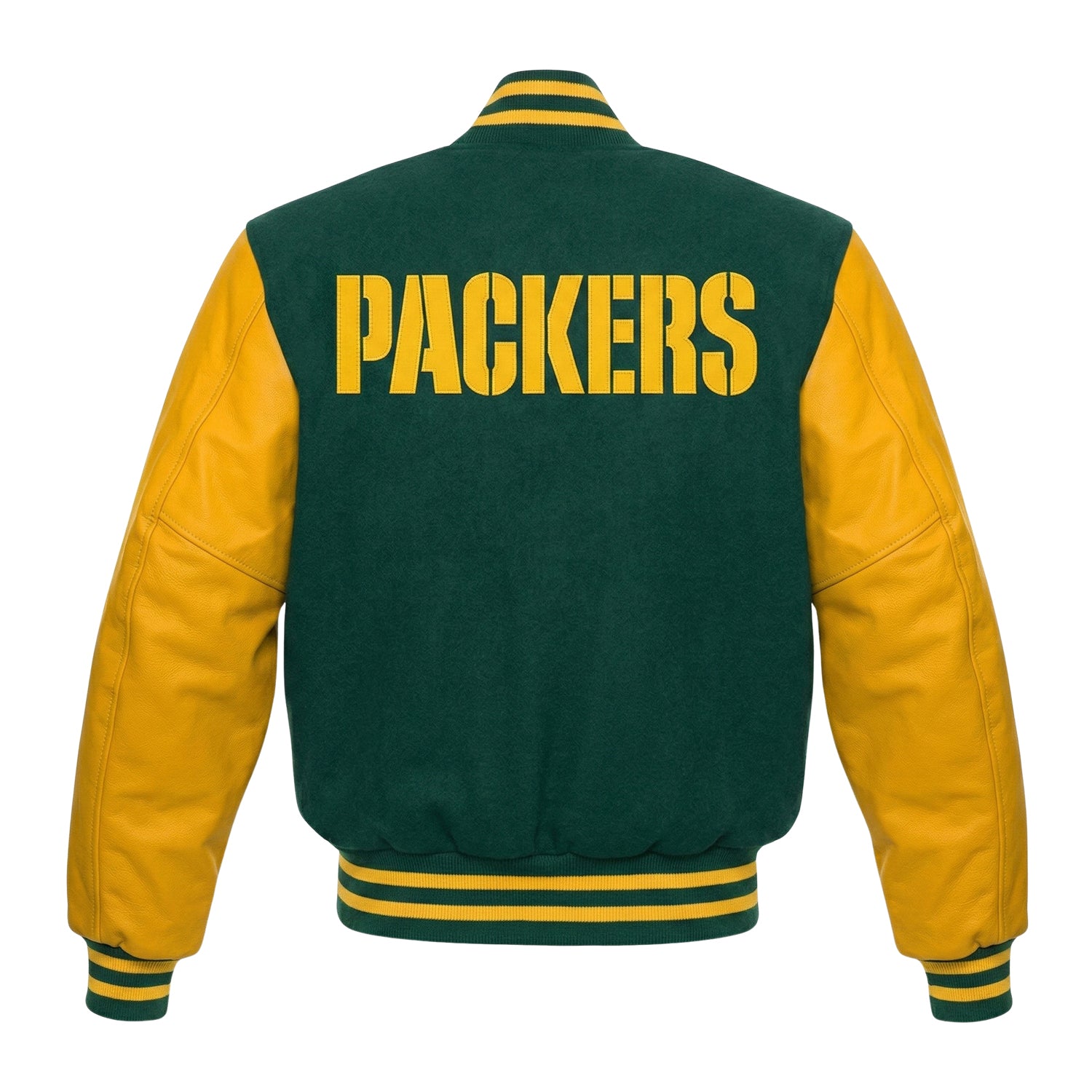 NFL Men's Green Bay Packers Varsity Jacket (Back)