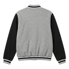 NFL Men's Jacksonville Jaguars Gray & Black Varsity Jacket (Back)