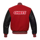 NFL Men's Kansas City Chiefs Red & Black Varsity Jacket (Back)