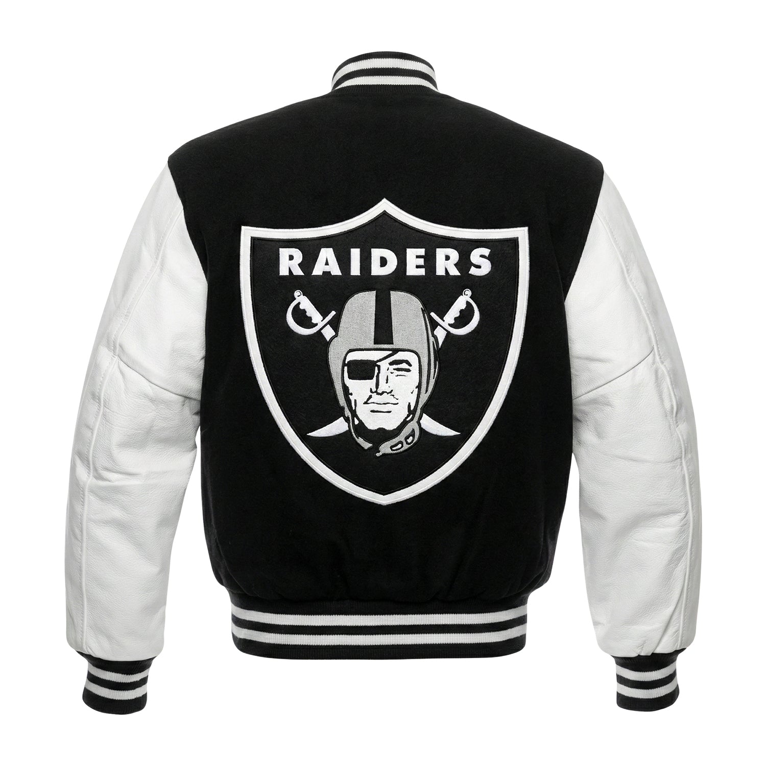 NFL Men's Las Vegas Raiders Varsity Jacket (Back)