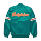 NFL Men's Miami Dolphins Turquoise Varsity Jacket (Back)