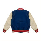 NFL Men's New England Patriots Navy Blue Varsity Jacket (Back)