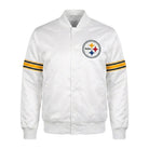 NFL Men's Pittsburgh Steelers White Varsity Jacket