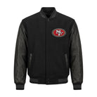 NFL Men's San Francisco 49ers Black Varsity Jacket