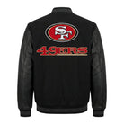 NFL Men's San Francisco 49ers Black Varsity Jacket (Back)